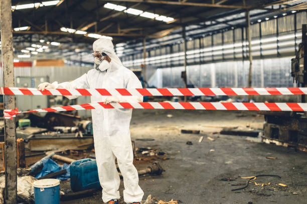 Professional Hoarding Cleanup technician working in Forestdale, MA